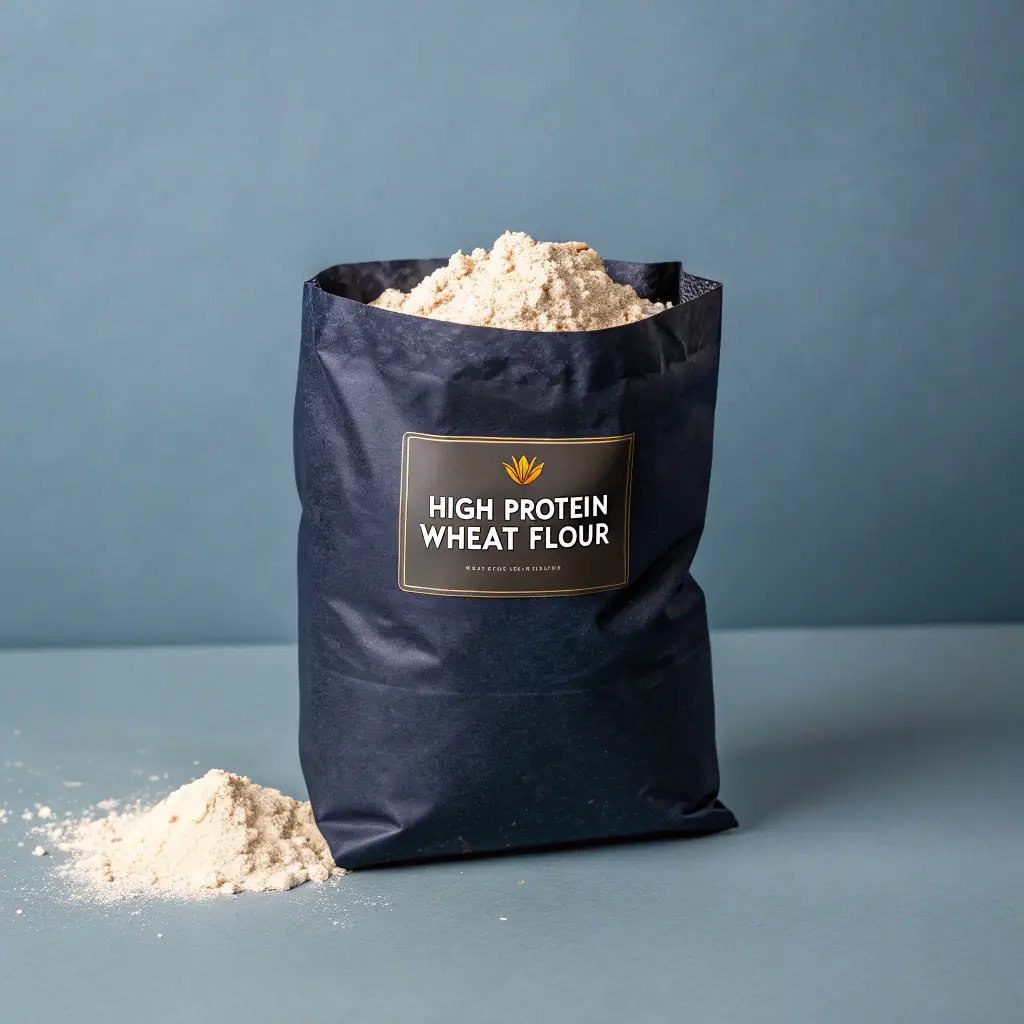 A bag of Alpine Roots Millet Atta, showcasing the texture of the flour and the brand's logo.